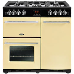 Belling Farmhouse 90G Gas Range Cooker Cream